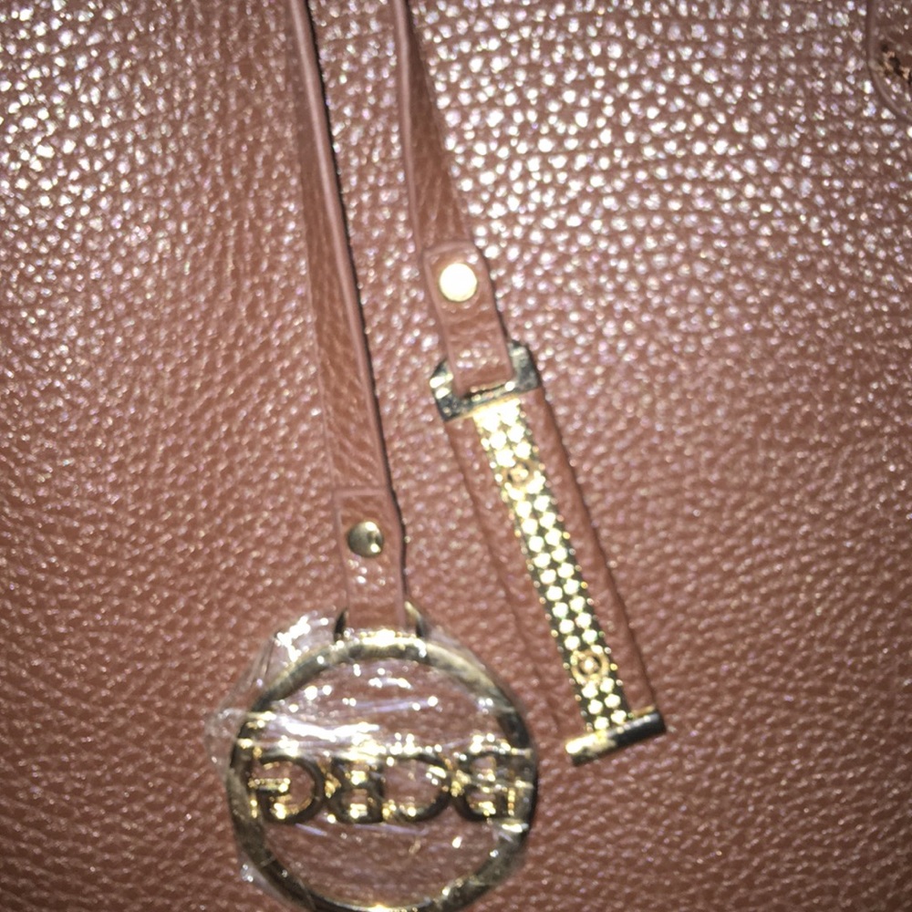 NEW BCBG BROWN TOTE BAG - Picture 2 of 7